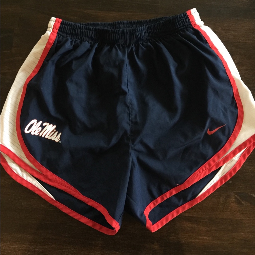 Ole Miss Branded Nike running shorts